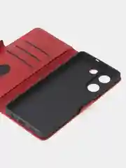 Красный чехол-книжка GQ Lite для Tecno Camon 20 (4G) / Camon 20 Pro (4G) из высококачественной кожи