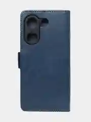 Синий чехол-книжка GQ Lite для Tecno Camon 20 (4G) / Camon 20 Pro (4G) из высококачественной кожи