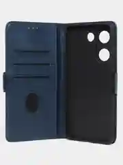 Синий чехол-книжка GQ Lite для Tecno Camon 20 (4G) / Camon 20 Pro (4G) из высококачественной кожи