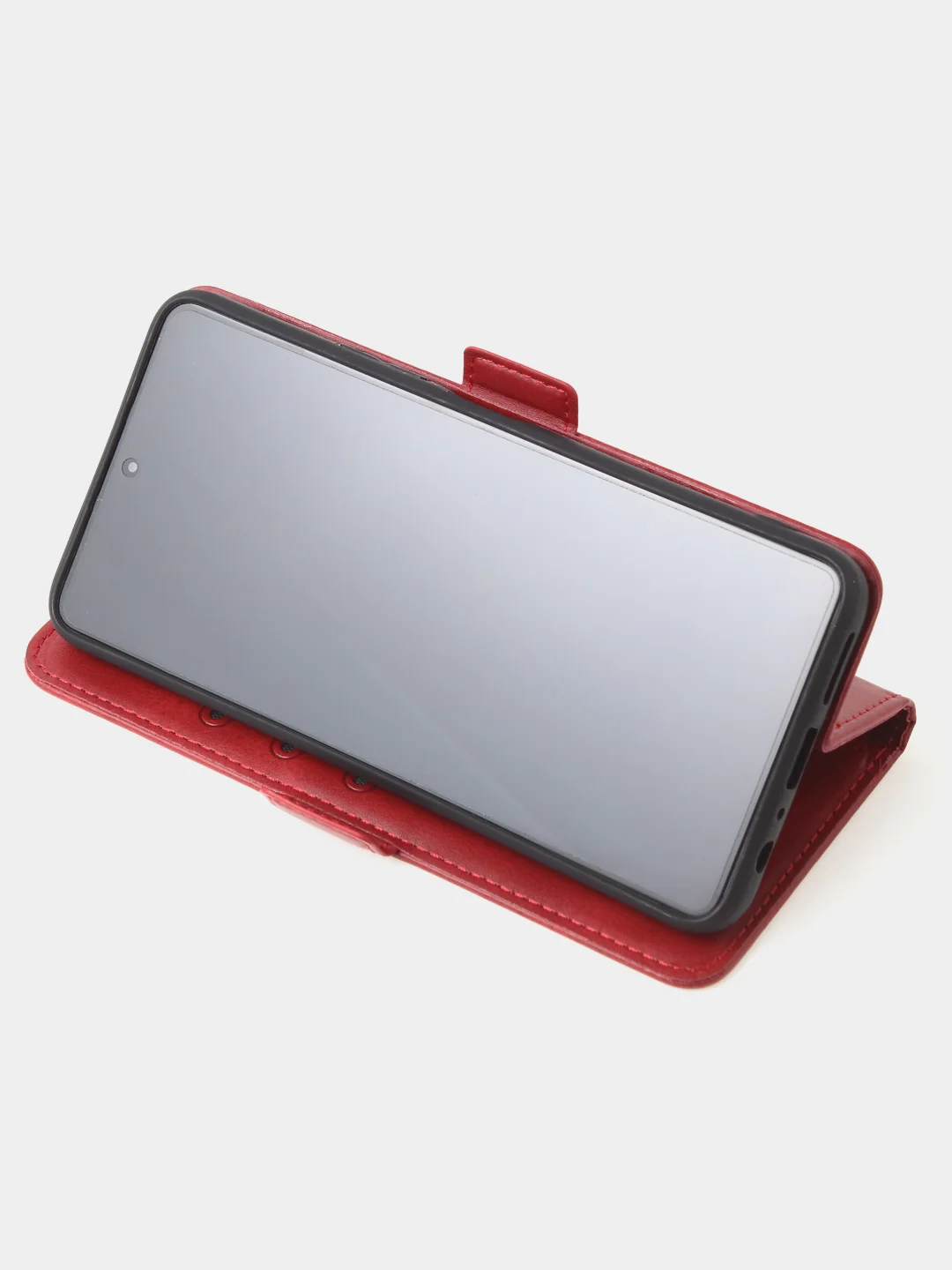 Красный чехол-книжка GQ Lite для Tecno Camon 20 (4G) / Camon 20 Pro (4G) из высококачественной кожи