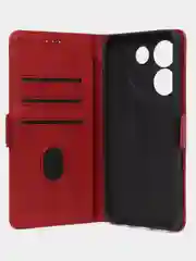 Красный чехол-книжка GQ Lite для Tecno Camon 20 Pro (5G) из высококачественной кожи