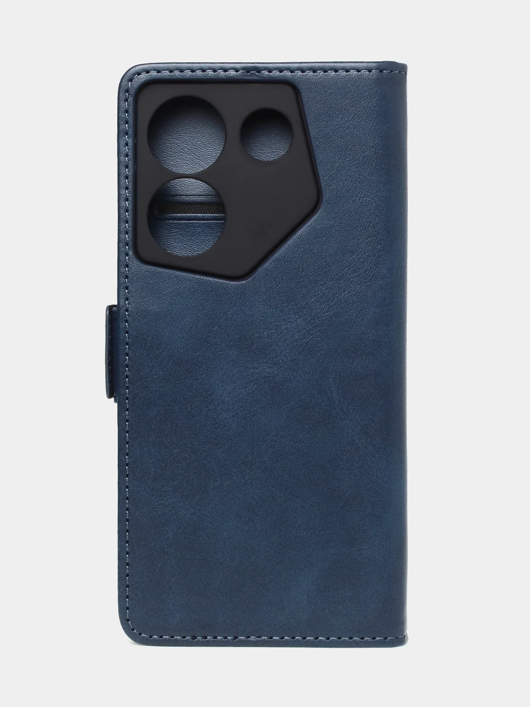 Синий чехол-книжка GQ Lite для Tecno Camon 20 Pro (5G) из высококачественной кожи