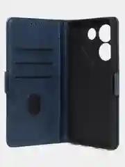 Синий чехол-книжка GQ Lite для Tecno Camon 20 Pro (5G) из высококачественной кожи