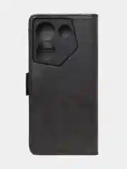 Черный чехол-книжка GQ Lite для Tecno Camon 20 Pro (5G) из высококачественной кожи