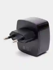 Черный сетевое зарядное устройство, с быстрой зарядкой, 18 Вт, QC3.0, 1 x USB, 3,4А