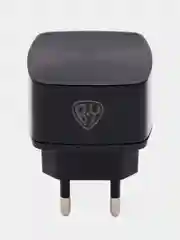 Черный сетевое зарядное устройство, с быстрой зарядкой, 18 Вт, QC3.0, 1 x USB, 3,4А