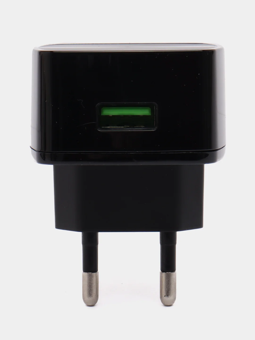 Черный сетевое зарядное устройство, с быстрой зарядкой, 18 Вт, QC3.0, 1 x USB, 3,4А