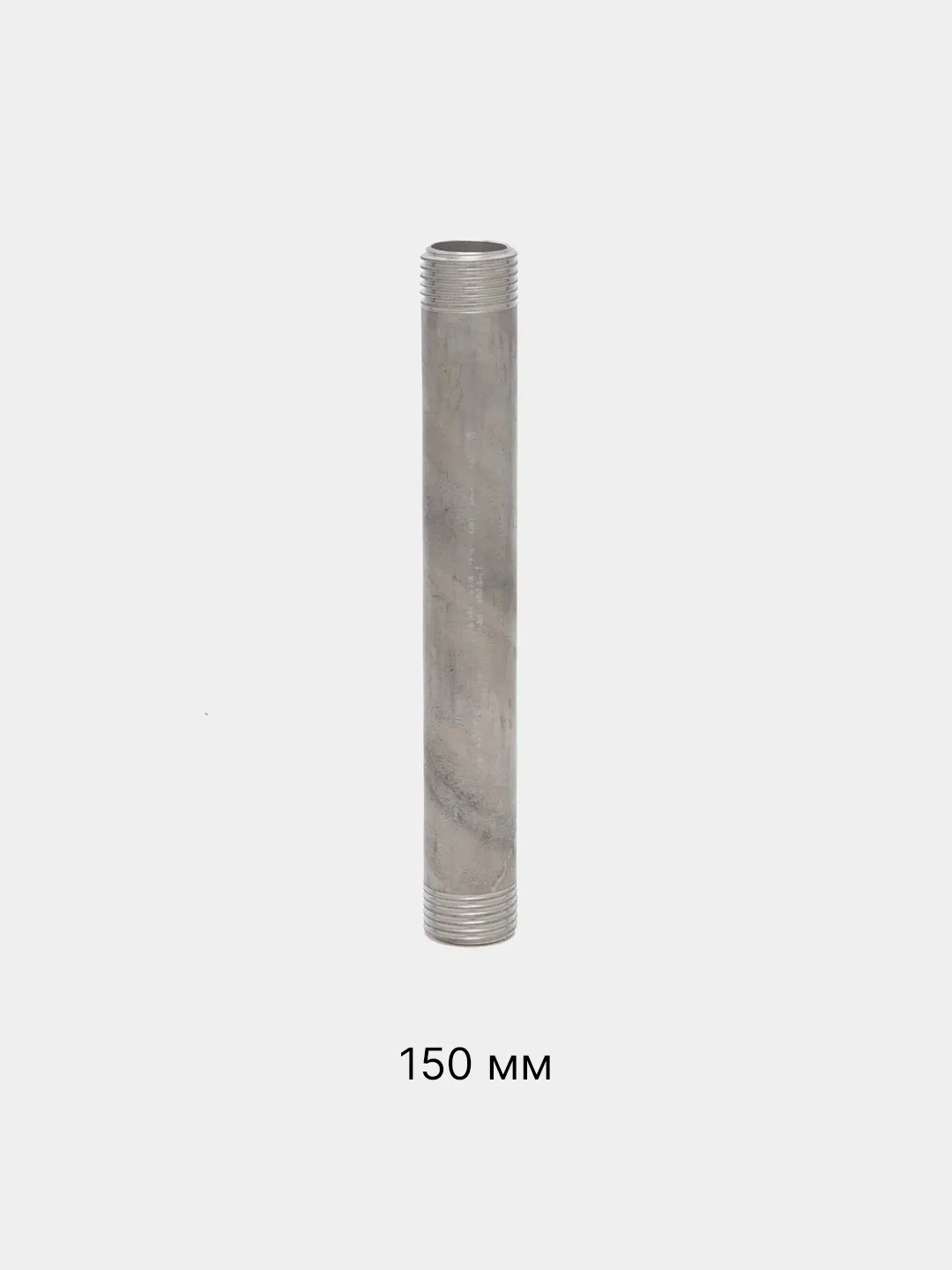 Удлинительный бочонок НР-НР, нержавеющая сталь, 1/2"