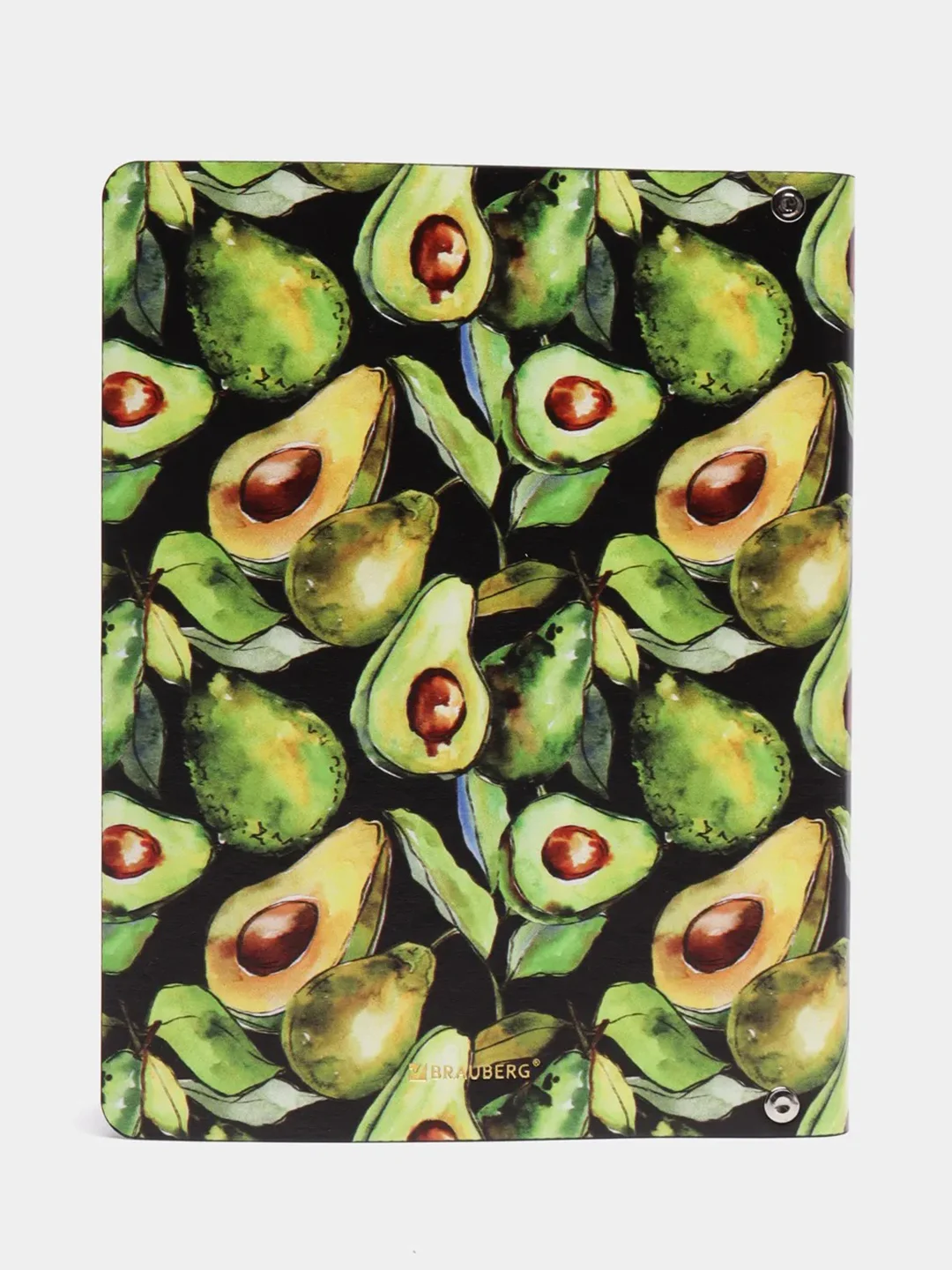 Тетрадь на кольцах со сменным блоком для учебы А5 BRAUBERG VISTA, Avocado, 112130