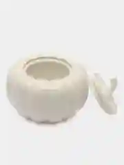 Белый изделие из гипса "Тыковка"