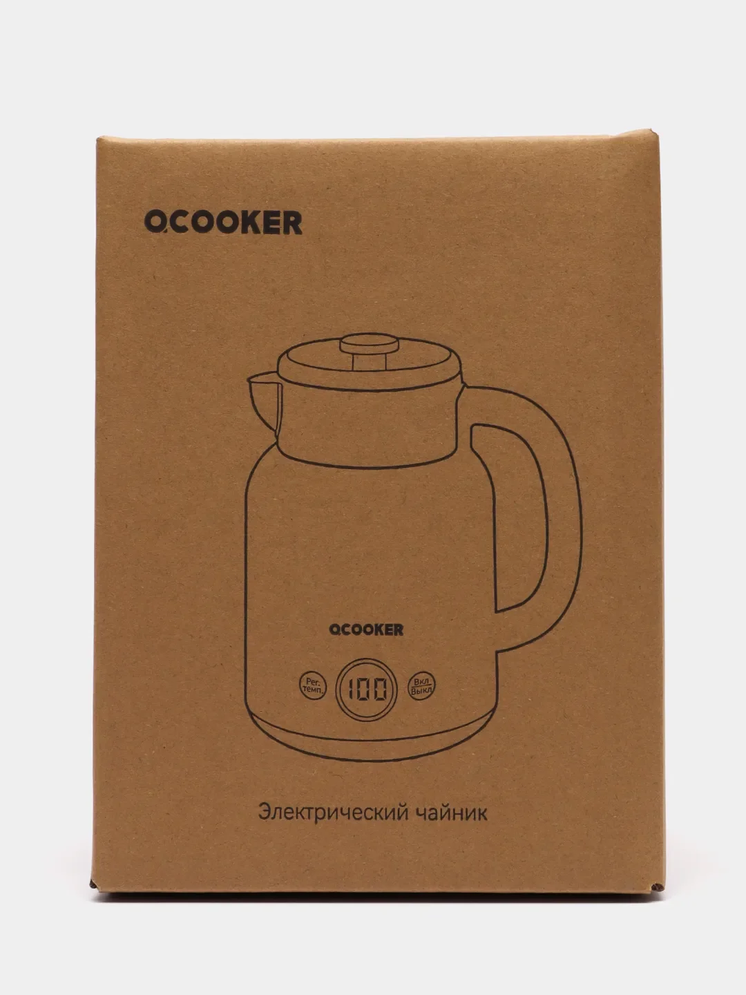 Бежевый электрический чайник Xiaomi Ocooker Retro Electric Kettle 1,5L EU