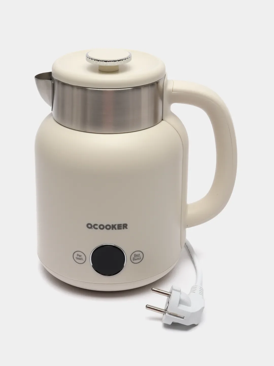 Бежевый электрический чайник Xiaomi Ocooker Retro Electric Kettle 1,5L EU