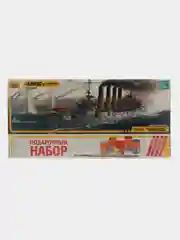 Белый сборная модель Крейсер "Варяг", масштаб 1:350, пластик