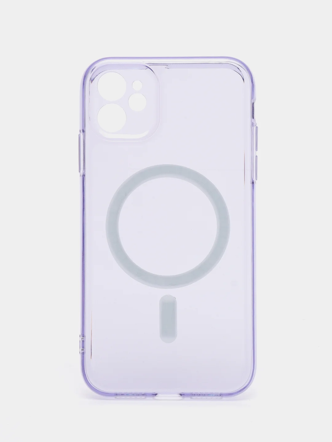 Фиолетовый чехол Premium MagSafe на iPhone 11, 12, 13, 14 Pro Max, айфон, магсейф, про макс, силиконовый