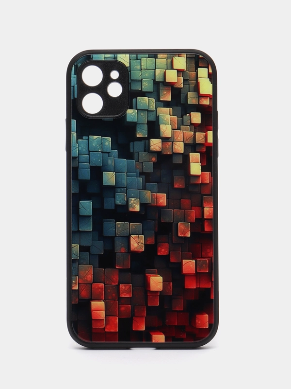 Чехол на айфон 11, Абстракция, Линии, Грани, 6 принтов, чехол на iPhone 11