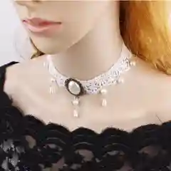 Чокер кружевной на шею