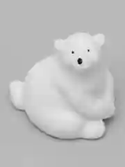 Серебряный белый медведь