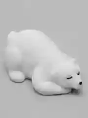 Серый белый медведь