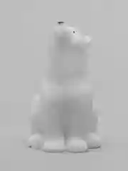 Черный белый медведь