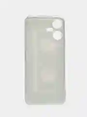 Хром чехол на Tecno Pova Neo 3 (Текно Пова Нео 3), прозрачный, с рисунком, защита камеры