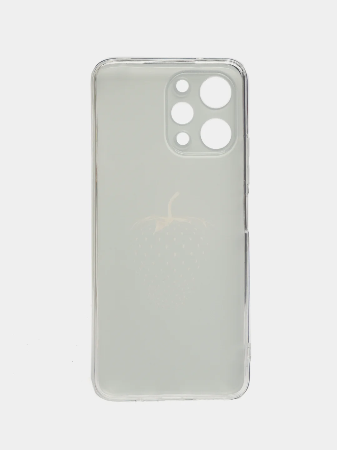 Разноцветный силиконовый чехол на Xiaomi Redmi 12 (Редми 12), прозрачный, с рисунком, защита камеры