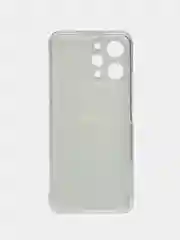 Разноцветный силиконовый чехол на Xiaomi Redmi 12 (Редми 12), прозрачный, с рисунком, защита камеры