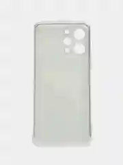 Тёмно-коричневый силиконовый чехол на Xiaomi Redmi 12 (Редми 12), прозрачный, с рисунком, защита камеры
