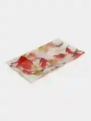 Белый блюдо сервировочное, прямоугольное, в подарочной упаковке