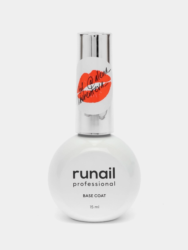 Бескислотная база для ногтей Acid-free Base Runail, прозрачная, 15 мл