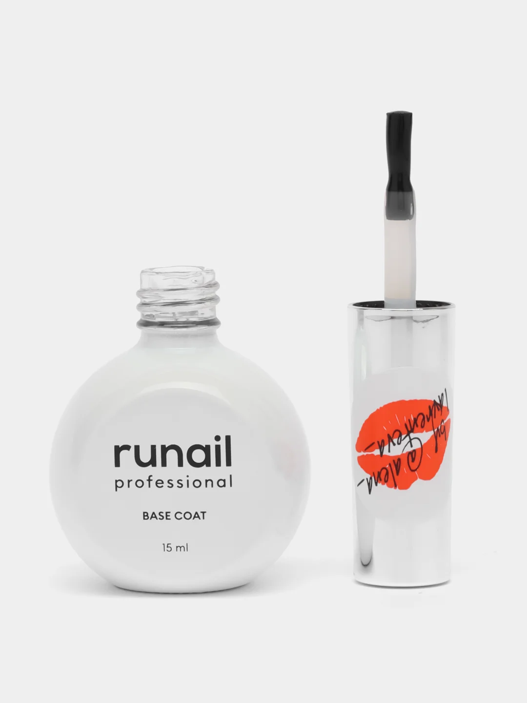 Бескислотная база для ногтей Acid-free Base Runail, прозрачная, 15 мл
