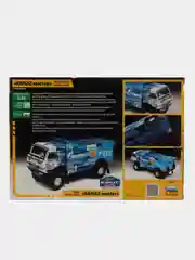 Белый сборная модель КАМАЗ-43509 "KAMAZ-мастер", масштаб 1:35, 1:43, пластик
