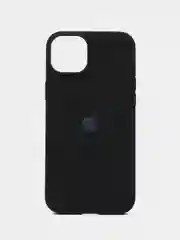 Черный чехол защитный силиконовый для iPhone (Айфон) 15/14/13/12/11/XS/XR/X/8/7/SE/PLUS/PRO/MAX