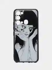 Белый силиконовый чехол для Itel Vision 3, с принтом, с рисунком, Ител Вижен 3