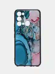 Фуксия силиконовый чехол для Itel Vision 3, с принтом, с рисунком, Ител Вижен 3