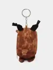 Голубой брелок для сумки и ключей кот акула, гусь обниусь, панда