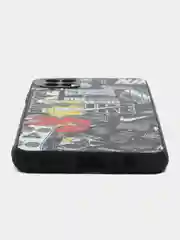 Горчичный чехол на Samsung Galaxy A12 и Samsung Galaxy M12 (Самсунг Галакси А12 и М12), с рисунком