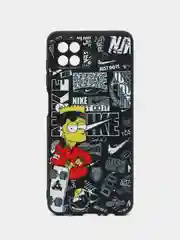 Горчичный чехол на Samsung Galaxy A12 и Samsung Galaxy M12 (Самсунг Галакси А12 и М12), с рисунком