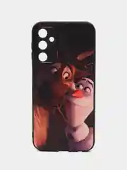 Коричневый чехол с рисунком на Samsung Galaxy A24 (Самсунг Галакси А24)