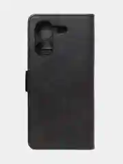 Черный чехол-книжка GQ Lite для Tecno Pova 5 из высококачественной кожи