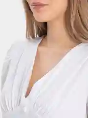 Белый платье женское, с длинным рукавом