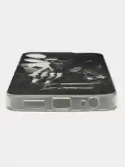 Оливковый чехол на Tecno Pova Neo 3 (Текно Пова Нео 3), прозрачный, с рисунком, защита камеры
