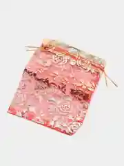 Красный мешочек из органзы
