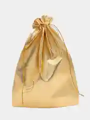 Золотой мешок для подарка