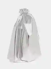 Серебряный мешок для подарка