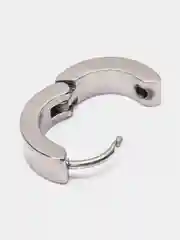 Серебряный серьги - конго, унисекс, мужская серьга-кольцо, пара 2 шт
