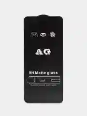 Черный защитное матовое стекло для Realme GT Master Edition (Реалми ГТ Мастер Едишен)