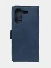 Синий чехол-книжка GQ Lite для Tecno Pova 5 Pro из высококачественной кожи