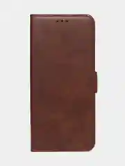 Коричневый чехол-книжка GQ Lite для Tecno Pova Neo 3 из высококачественной кожи
