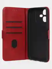 Красный чехол-книжка GQ Lite для Tecno Pova Neo 3 из высококачественной кожи