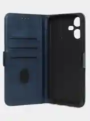 Синий чехол-книжка GQ Lite для Tecno Pova Neo 3 из высококачественной кожи